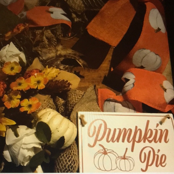 Hand Crafted Wreath Sunflower Harvest Fall Pumpkin Hand Crafted Harvest Final S… - Picture 5 of 7